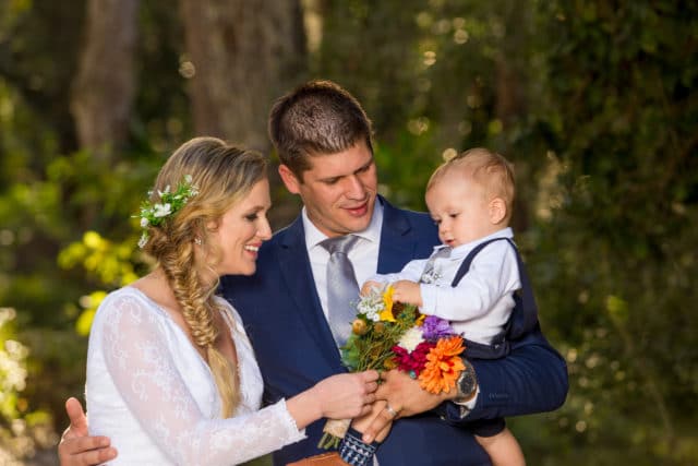 Family formals after the wedding ceremony at sugar Mill Gardens in port Orange fl